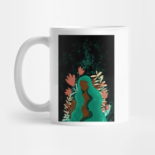 Magical Lady 3, Emerald Figure Illustration Mug